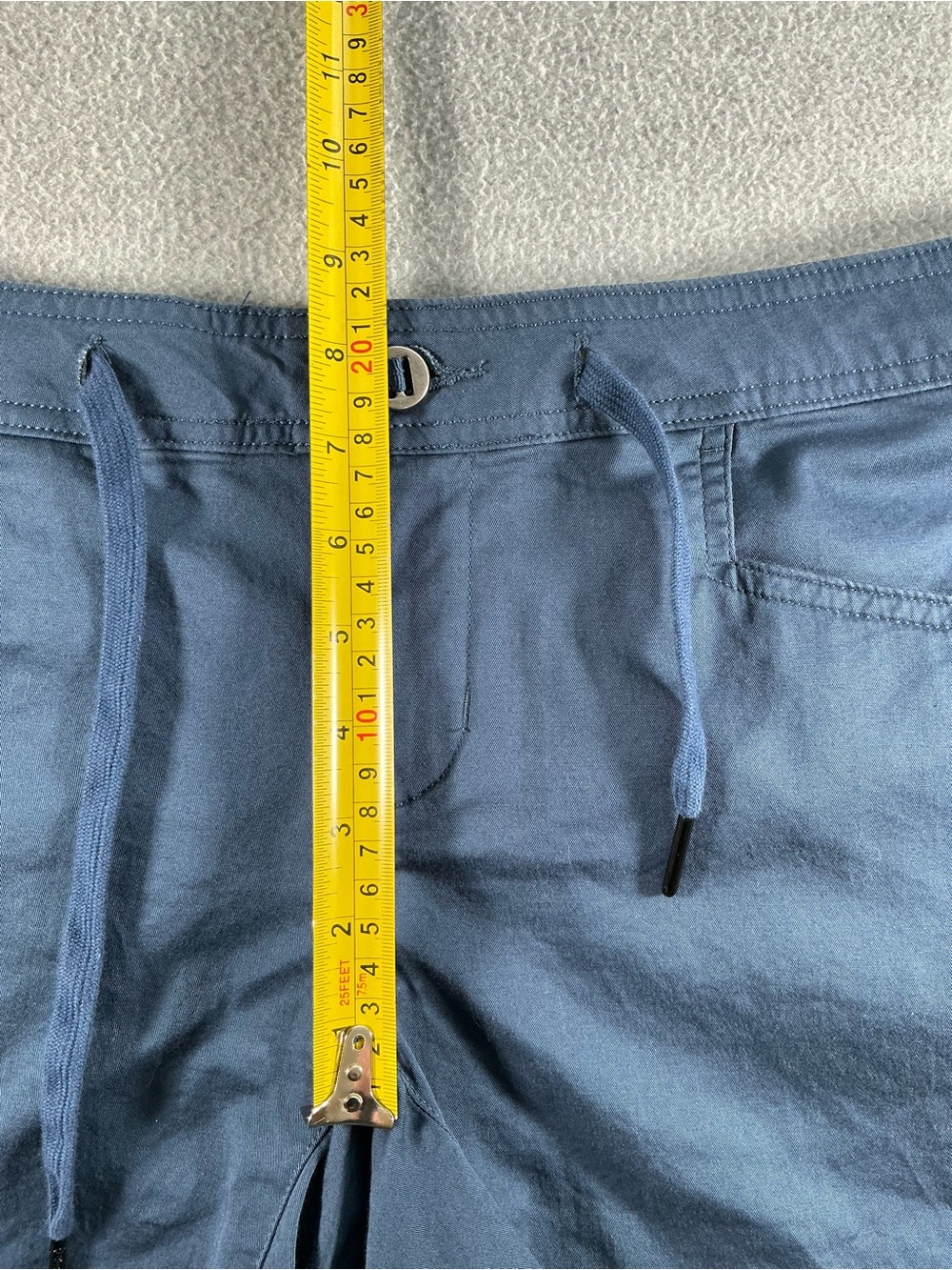 Black Diamond Women’s Size 8 Slate Blue Outdoor Hiking Shorts 8” Inseam Stretch - Picture 9 of 11